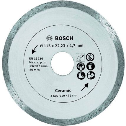 2607019472 115mm DIAMOND BLADE TILE CUTTING DISC