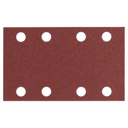 2608605281, Coated Sheets, 80 x 130mm, P120, Aluminium Oxide