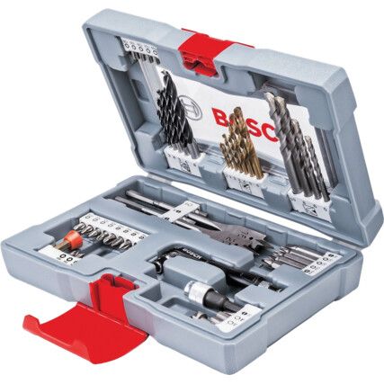 Premium X-Line Drill Bit & Screwdriver Bit Set 49 Pieces in Plastic Carry Case - 2 608 P00 233