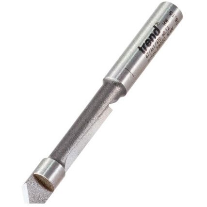 47/4X1/4TC, Router Cutter, 1/4in. Shank, 6.3mm Cutting Diameter, Tungsten Carbide