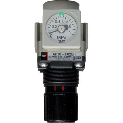 AR30-F02E REGULATOR WITH BUILT-IN GAUGE G1/4