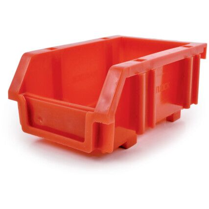 Storage Bins, Plastic, Red, 85x130x53mm