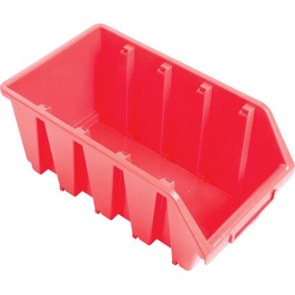 Storage Bins, Plastic, Yellow, 204x340x155mm