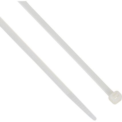 Cable Ties, Natural, 4.8x370mm (Pk-100)