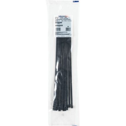 T120S.WB2P CABLE TIE NYLON 225x7.6mm BK (PK-50)