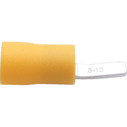 10.00mm YELLOW BLADE TERMINAL (PK-100)