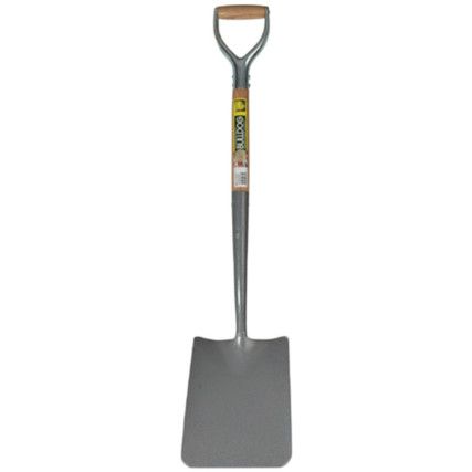 Square Mouth Shovel, 910mm Overall Length, YD Handle, Steel Blade