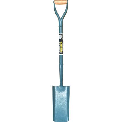 Cable Laying Shovel, Carbon Steel, D-Grip, 980mm