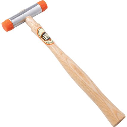 Plastic Hammer, 150g, Wood Shaft, Replaceable Head