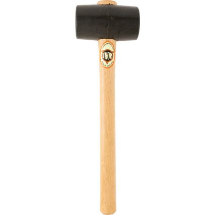 11.5oz Rubber Mallet, Wood Shaft