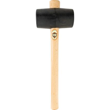 21oz Rubber Mallet, Wood Shaft