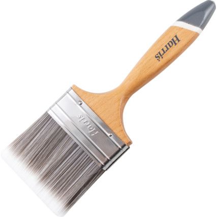 3in., Flat, Synthetic, Angle Brush, Handle Wood