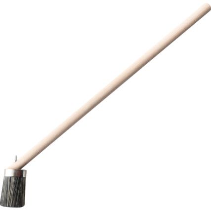 2in., Round, Natural Bristle, Striker Brush, Handle Wood