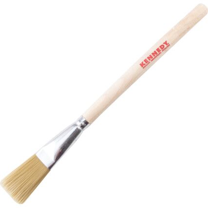 3/4in., Flat, Synthetic Bristle, Paste Brush, Handle Plastic