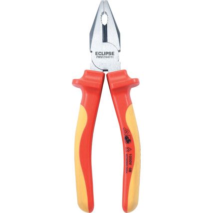 Combination Pliers, Serrated, Steel, 178mm, VDE