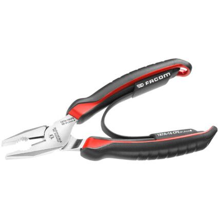 Combination Pliers, Serrated, Chrome Vanadium Steel, 165mm