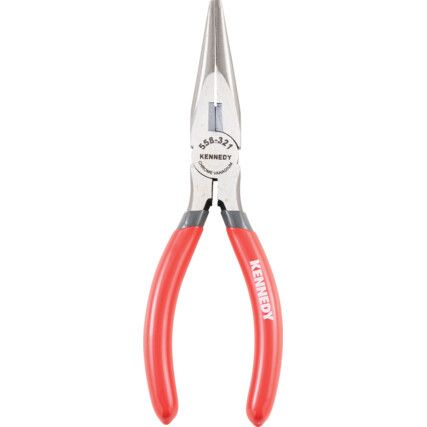 Needle Nose Pliers, Serrated, Steel, 160mm