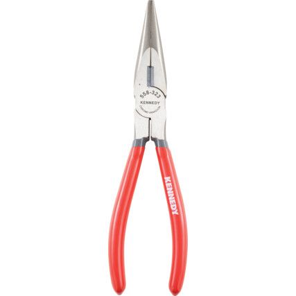 Needle Nose Pliers, Serrated, Steel, 200mm