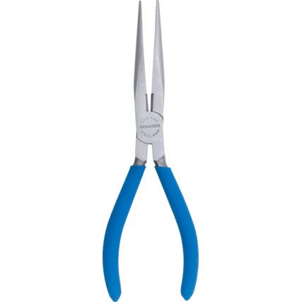 Needle Nose Pliers, Heavy-Duty, Serrated, Steel, 200mm