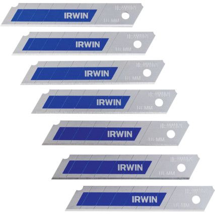 Steel, Straight, Knife Blade, 100mm, Pack of 8