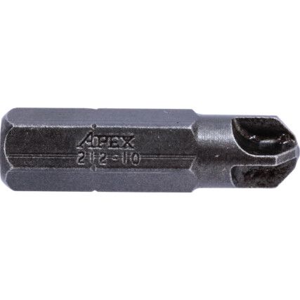 Screwdriver Bit, No.10, Torq, 1/4" Hex