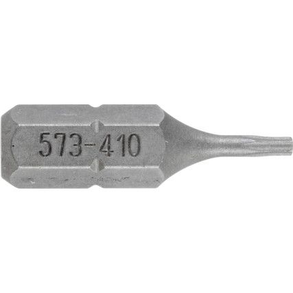 Screwdriver Bit, TX6, Tamperproof Torx, 1/4" Hex