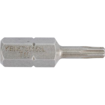 TX10 TORX SCREWDRIVER BIT 1/4" HEX STD