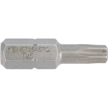 TX25 TORX SCREWDRIVER BIT 1/4" HEX STD