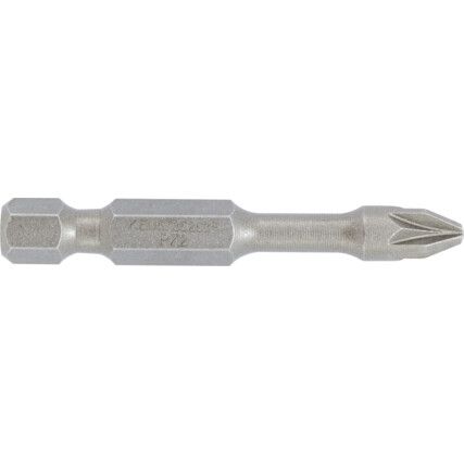 No.2x50mm POZIDRIV TORSION BIT 1/4" HEX