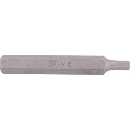 Screwdriver Bit, 5mm, Hex, 10mm