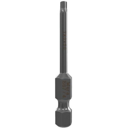 Screwdriver Bit, TX25, Torx, 1/4"