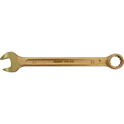 Single End, Non-Sparking Combination Spanner, 8mm, Metric