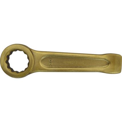 Single End, Non-Sparking Open End Slogging Spanner, 30mm, Metric