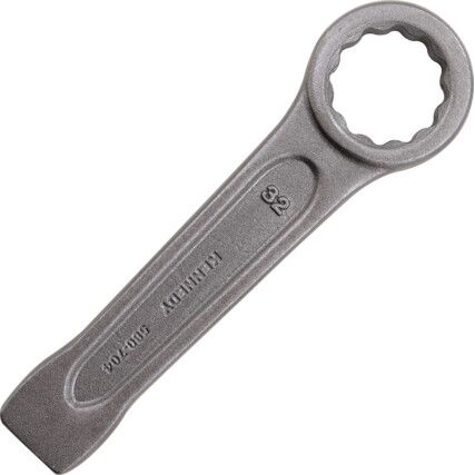 Single End, Ring Slogging Spanner, 60mm, Metric