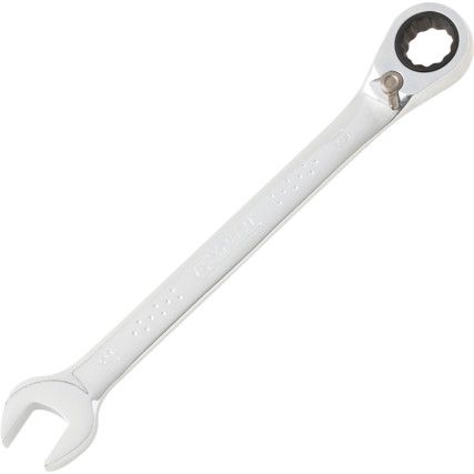 Single End, Ratchet Ring Spanner, 13mm, Metric