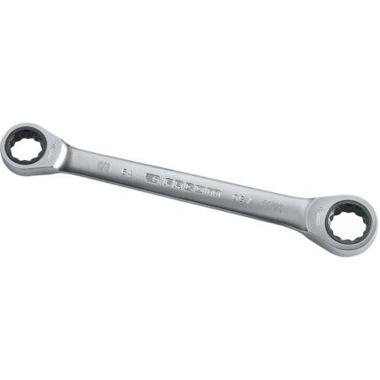 Double End, Ratchet Ring Spanner, 1/2in. x 9/16in.mm, Imperial