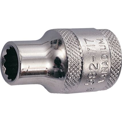 3/8in. Drive,  Bi-Hexagon Socket, 1/8in. A/F,  Whitworth,  12 Point