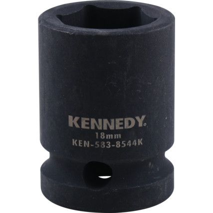 18mm Impact Socket 1/2" Square Drive