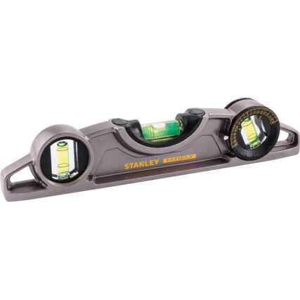 Fatmax® XL, 250mm, Torpedo Level, 3 Vials, Adjustable Angle/Horizontal/Vertical, Magnetic