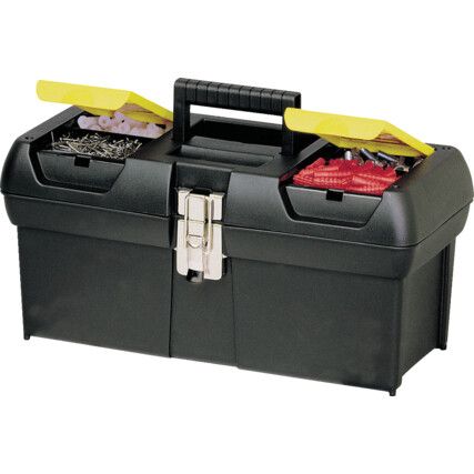 Tool Box, Impact Resistant Plastic, (L) 493mm x (W) 256mm x (H) 248mm