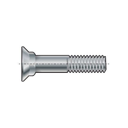 M10x35 FLAT C/SUNK SHORT SQ' NECK (GR-8.8)