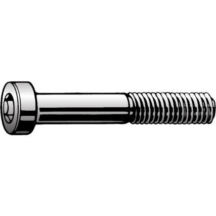 M5 x 14mm Socket Head Cap Screw, Metric, A2 Stainless