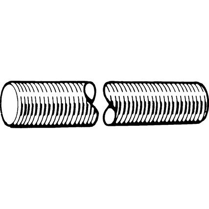 1/4UNFx1FT Screwed Studding, UNF - Steel - Grade 2 - Threaded Rod -  ASME B18.31.3