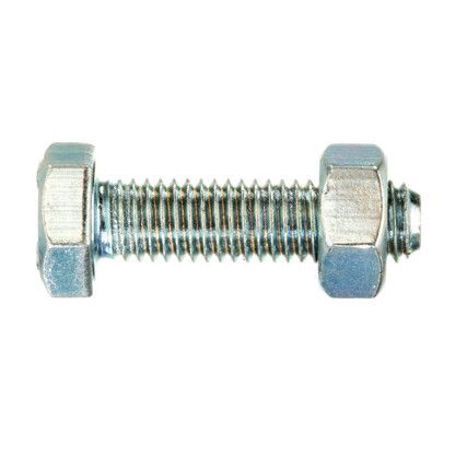 M10x30 STRUCTURAL ASSEMBLY SET SCREW H/D GALV' (GR-8.8)