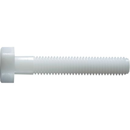 M6x25 HEX HEAD SET SCREW NYLON PA (GR-6.6)