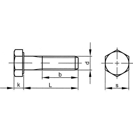 1/4BSWx2.1/4 HEX HEAD BOLT GRADE-R