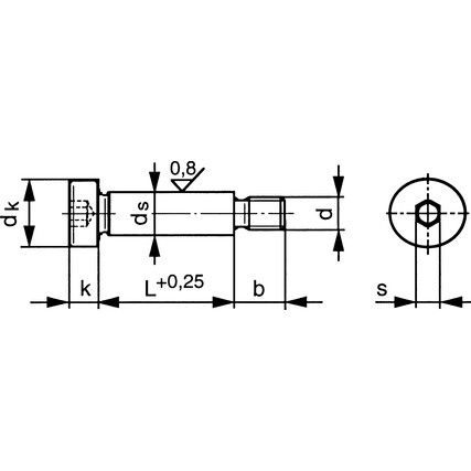 M8x10x16 SKT SHOULDER SCREW F9 A2