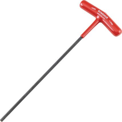 15360, Hex Key, T-Handle, Hex, Metric, 4mm