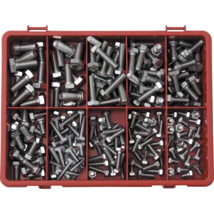 METRIC HEX HEAD SET SCREW KIT A2 AVG-200PC