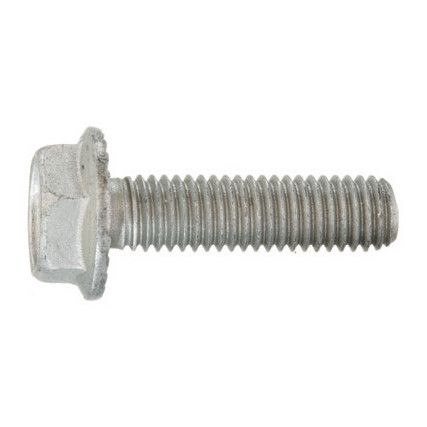 M10x20 HEX HEAD SET SCREW SERRATED FLANGE BZP (GR-8.8)